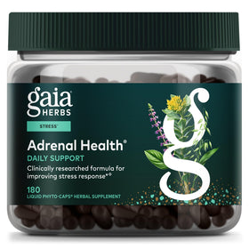 Gaia Herbs Complément Système Surrénalien 180 gélules végétales vue de face