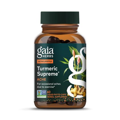 Gaia Herbs Curcuma 60 Capsules Végétales - vue de face