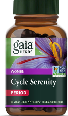 Gaia Herbs Cycle Sérénité 60 capsules végétales, vue avant