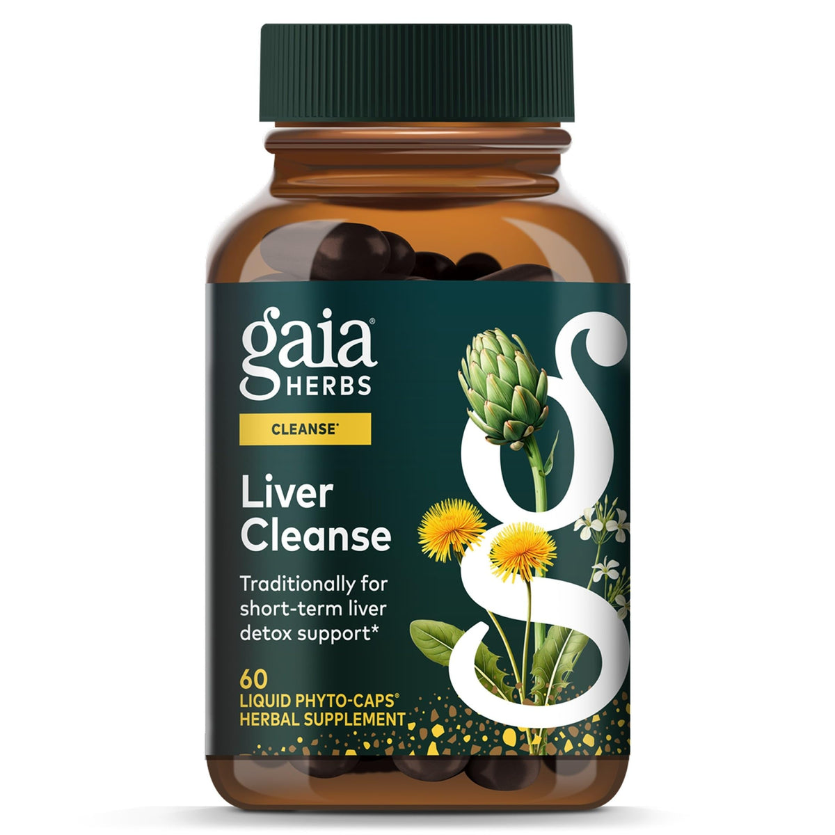 Gaia Herbs Détox Foie 60 capsules végétales en boîte
