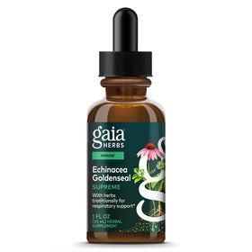 Gaia Herbs Echinacea Goldenseal flacon de 1 Fl Oz vue avant
