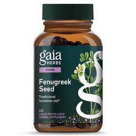 Gaia Herbs Graines de Fenugrec 60 capsules vue de face