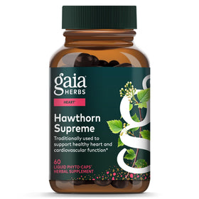 Gaia Herbs Hawthorn 60 capsules vue de face