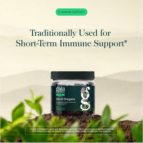 Gaia Herbs Huile d'Origan 230 mg capsules végétales ouvertes