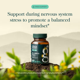 Gaia Herbs Millepertuis 60 capsules végétales vue de côté