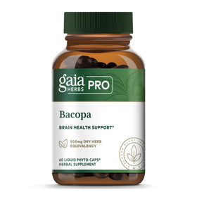 Gaia Herbs PRO Bacopa 60 Phyto-Capsules vue de face