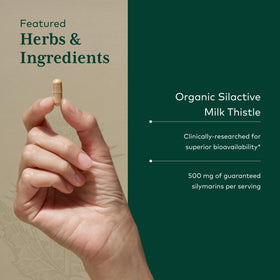 Gaia Herbs PRO Chardon-Marie 1000 mg - Détails des ingrédients
