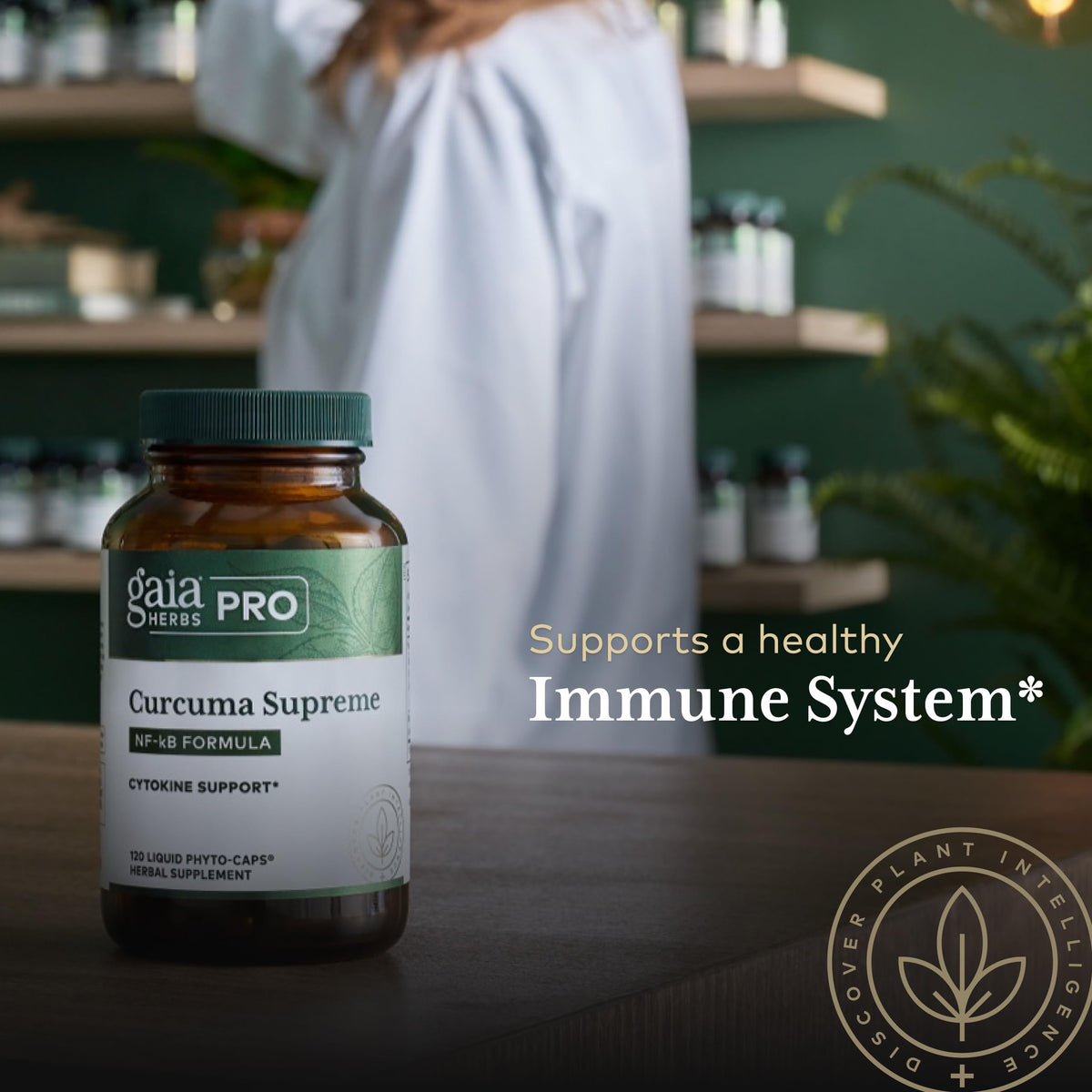 GAIA HERBS PRO Curcuma présentation de l'emballage
