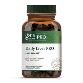 Gaia Herbs PRO Daily Liver Pro 120 Phyto-Caps vue de face
