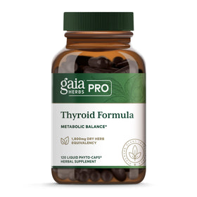 Gaia Herbs PRO Formule Thyroïdienne 120 phyto-capsules liquides vue avant