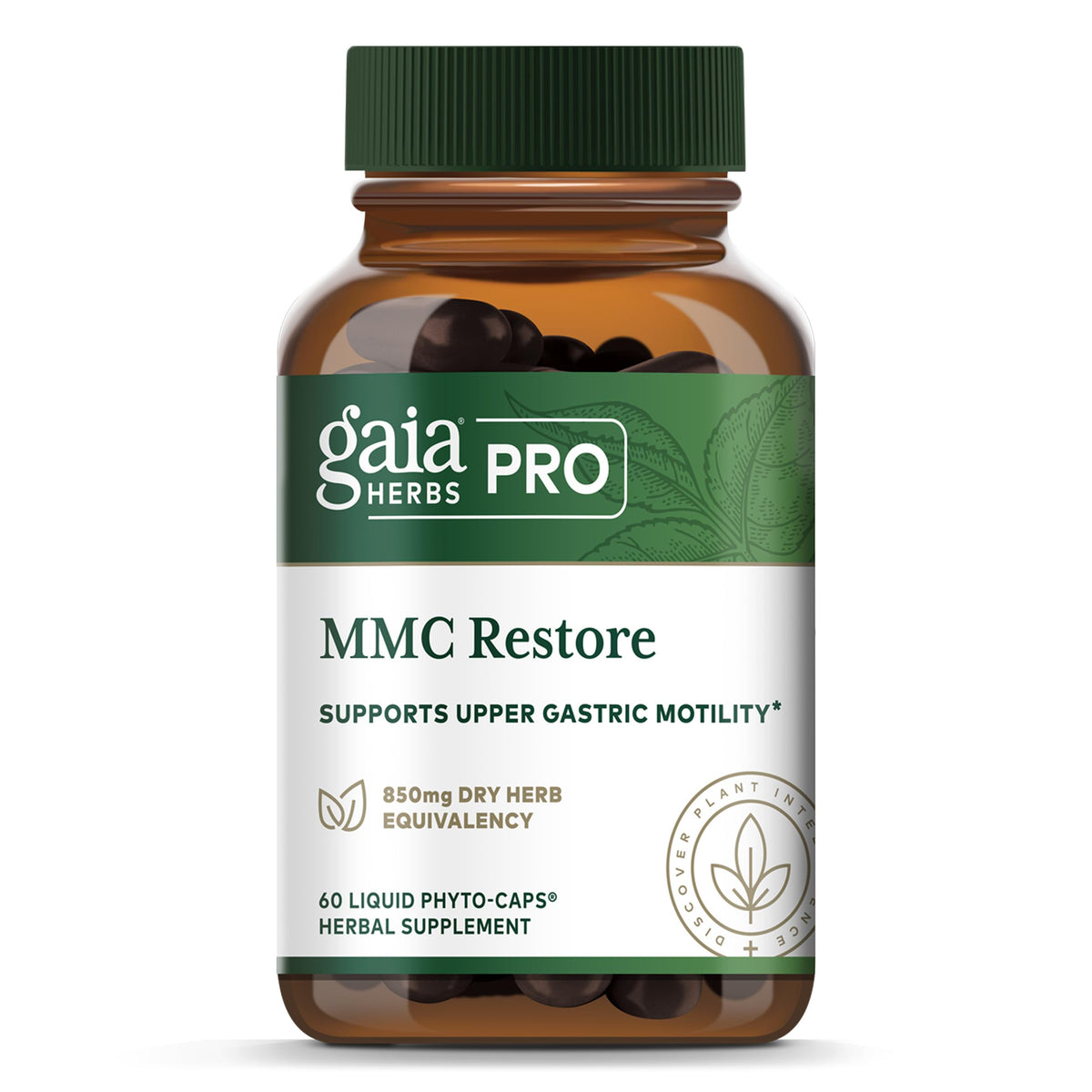 Gaia Herbs PRO MMC Restore 60 phyto-capsules liquides en boîte
