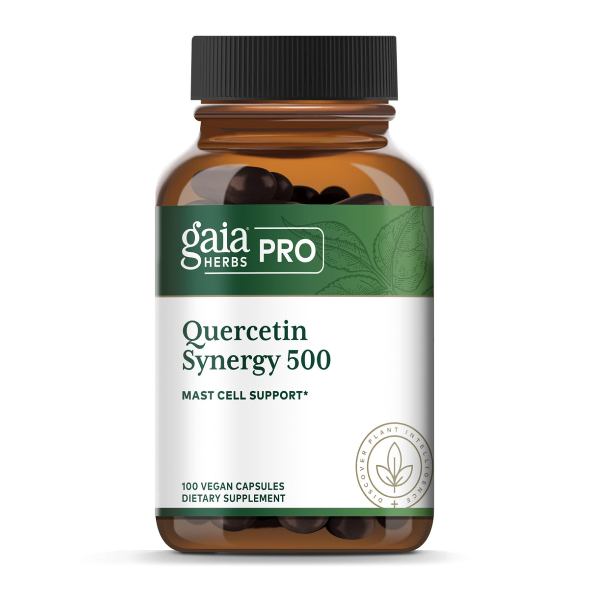 Gaia Herbs PRO Quercetin Synergy 500 flacon de 100 capsules