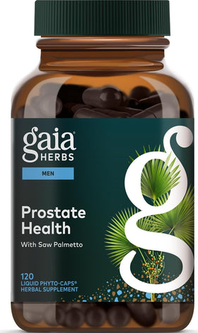 Gaia Herbs Prostate Santé 120 capsules végétaliennes vue de face
