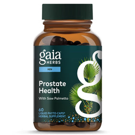 Gaia Herbs Prostate Santé 60 capsules végétales vue avant avec emballage