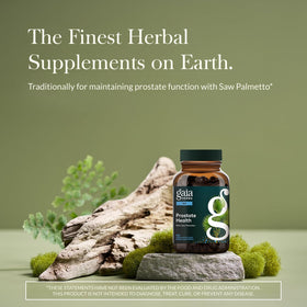 Gaia Herbs Prostate Santé flacon avec capsules à l'intérieur