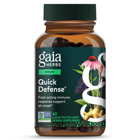 Gaia Herbs Quick Defense 40 capsules vue avant