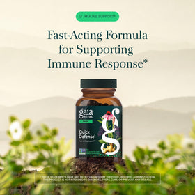 Gaia Herbs Quick Defense 80 gélules végétales avec ingrédients