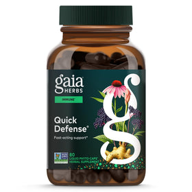 Gaia Herbs Quick Defense 80 gélules végétales vue avant