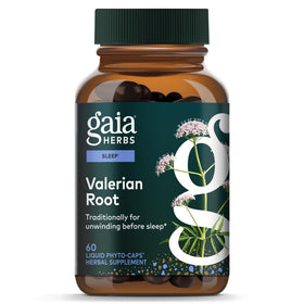 Gaia Herbs Racine de Valériane 60 Capsules Végétales vue de face