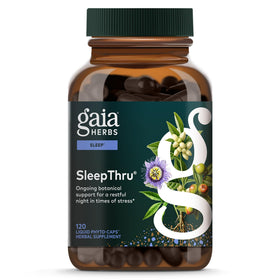 Gaia Herbs SleepThru 120 capsules végétales vue de face