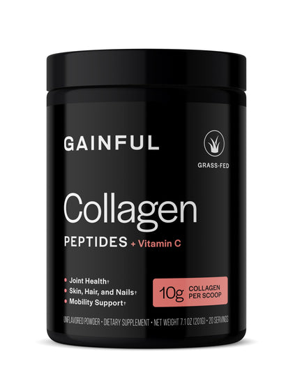 Gainful Poudre de Collagène Hydrolysé 20 Portions, emballage avant