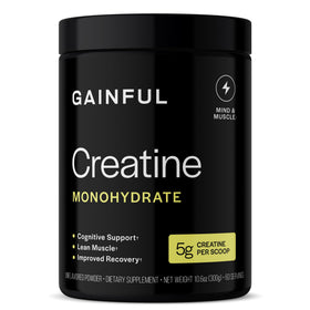 Gainful Poudre de Créatine Monohydrate 5g, emballage avant