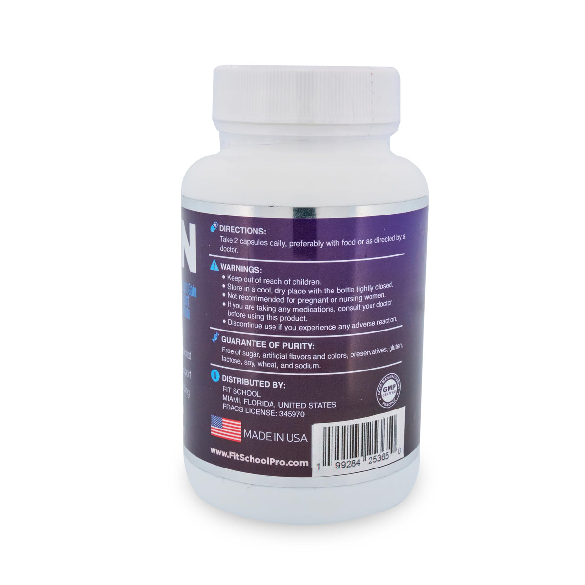 GAINMAX Support Prise de Poids 50g avec contenu visible