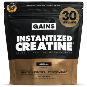 GAINS IN BULK Créatine Monohydrate Instantanée vue de face
