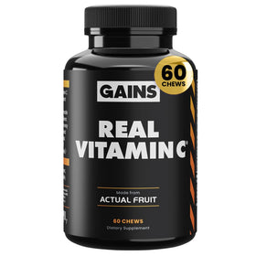 GAINS IN BULK Réel Vitamine C 60 comprimés à mâcher, vue de face