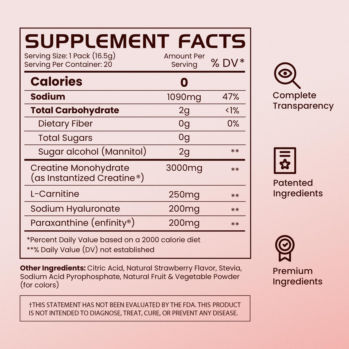 GAINS IN BULK SHAPE Créatine pour Femmes sachets ouverts