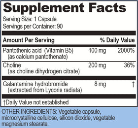 GalantaMind complément alimentaire 90 capsules avec étiquette