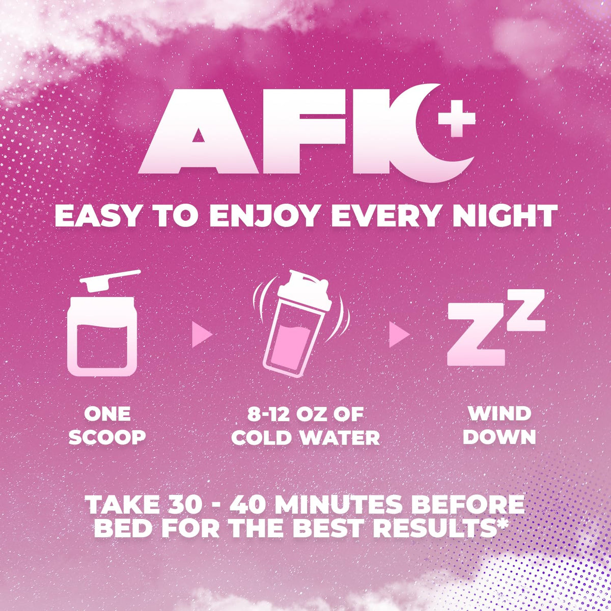 Gamer Supps AFK+® Bananaberry ingredients list