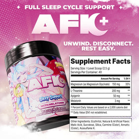 Gamer Supps AFK+® Bananaberry product in a kitchen setting