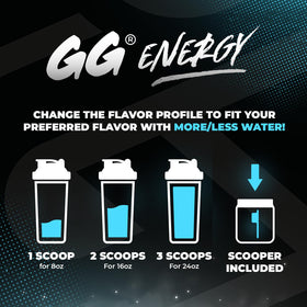 Gamer Supps GG Energy BBL Clooless utilisation dans un shaker