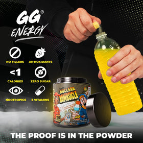 Gamer Supps GG Energy CaseOh's Nuclear Bombsicle avec cuillère doseuse