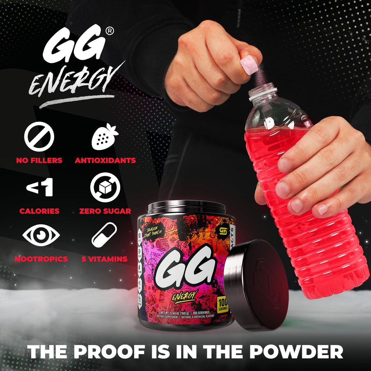 Gamer Supps GG Energy Dragonfruit Punch nutritional information
