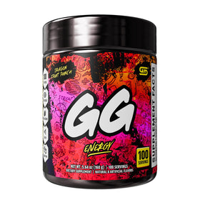 Gamer Supps GG Energy Dragonfruit Punch tub front view