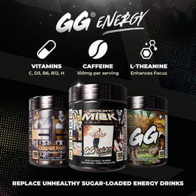 Gamer Supps GG Energy - Schlatt Milk pot ouvert avec cuillère