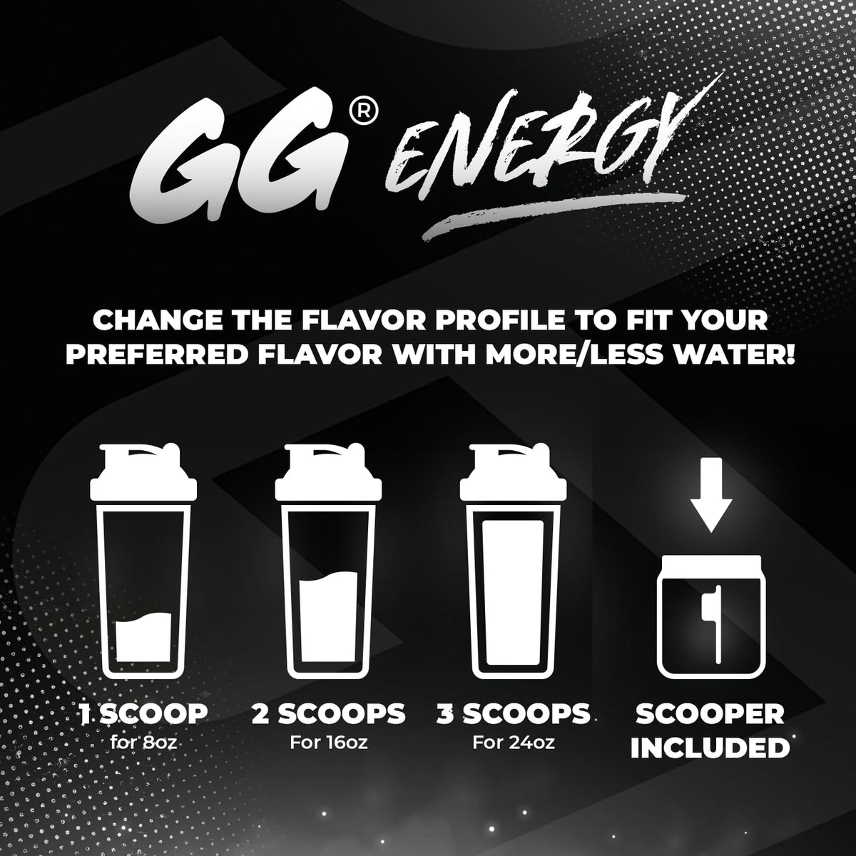 Gamer Supps GG Energy Sploosh ingrédients et informations nutritionnelles
