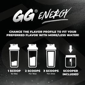 Gamer Supps GG Energy Sploosh ingrédients et informations nutritionnelles