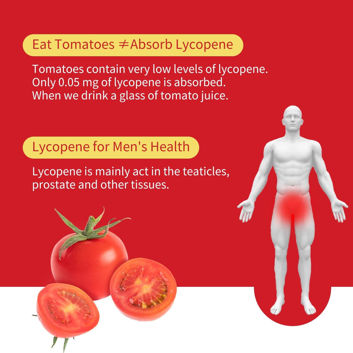 GANOHERB Complément Alimentaire Lycopène 100mg avec Reishi, emballage