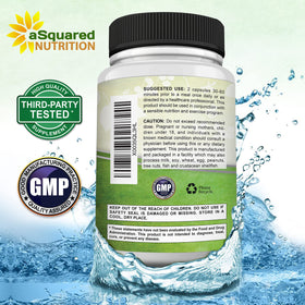 Garcinia Cambogia aSquared Nutrition flacon avec arrière-plan naturel