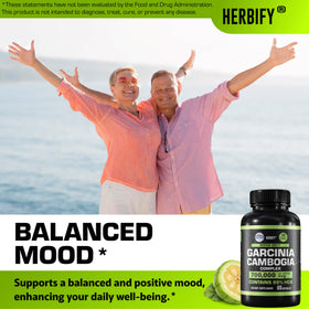 Garcinia Cambogia HERBIFY avec un fond naturel