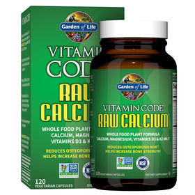 Garden of Life Complément Alimentaire Calcium Cru 120 Capsules vue avant