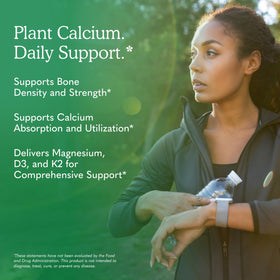 Garden of Life Complément Alimentaire Calcium Végétal 180 comprimés sur une table