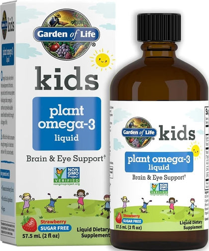 Garden of Life Complément Alimentaire Omega-3 Végétal 118g vue avant