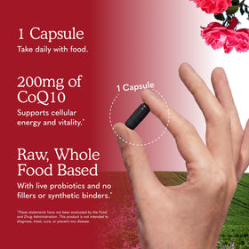 Garden of Life CoQ10 200mg 60 capsules en main
