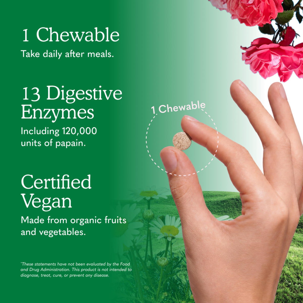 Garden of Life daily+ comprimés à mâcher avec fruits bio
