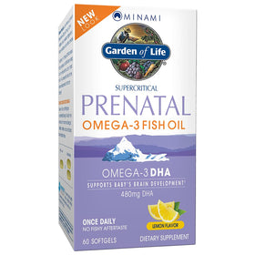 Garden of Life DHA Omega 3 60 gélules en vue de face