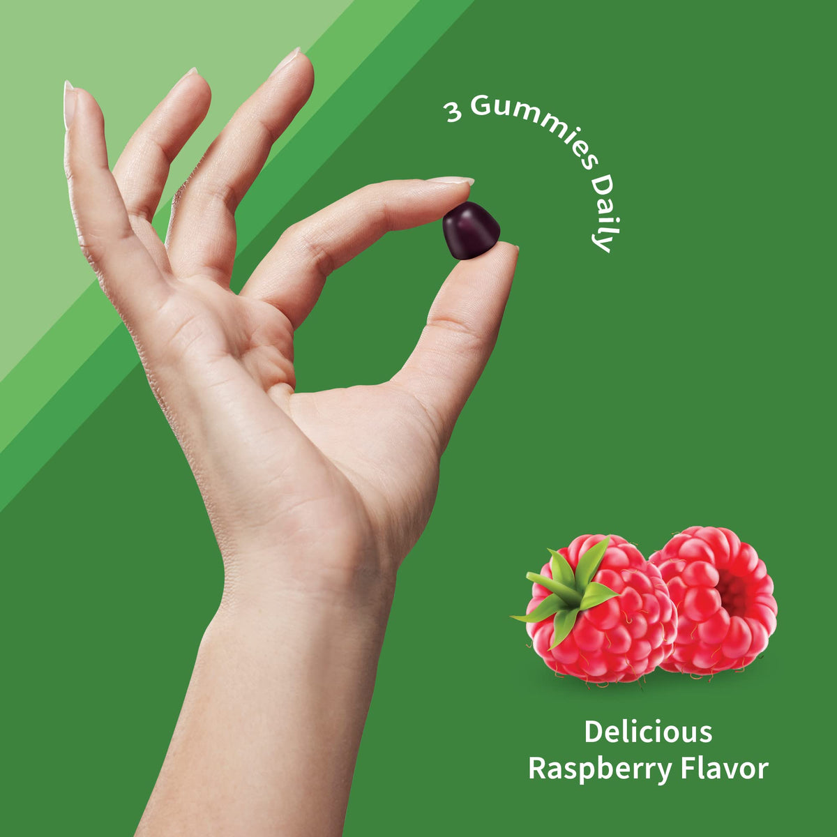 Garden of Life Gummies Calcium Magnésium Framboise 60 unités avec une cuillère